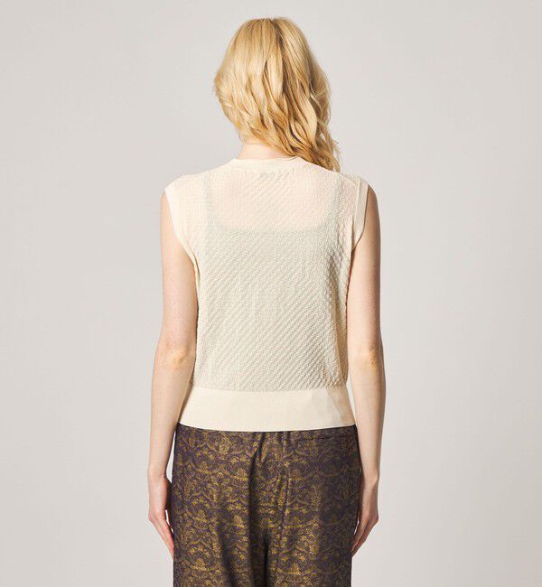 STEVEN ALAN「＜Steven Alan＞スクエア ジャガード ベスト」|ニット・セーター|