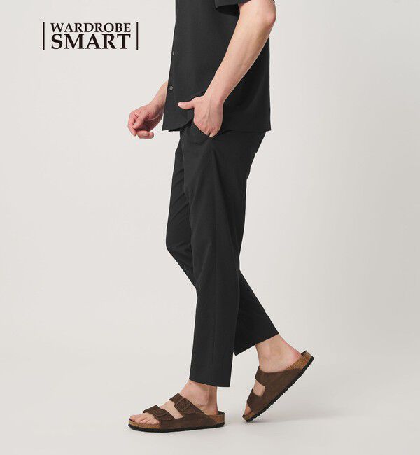 BEAUTY&YOUTH UNITED ARROWS「【WEB限定 WARDROBE SMART】サマーファンクション スキニー クロップドパンツ【吸水速乾】」|チノ|BLACK