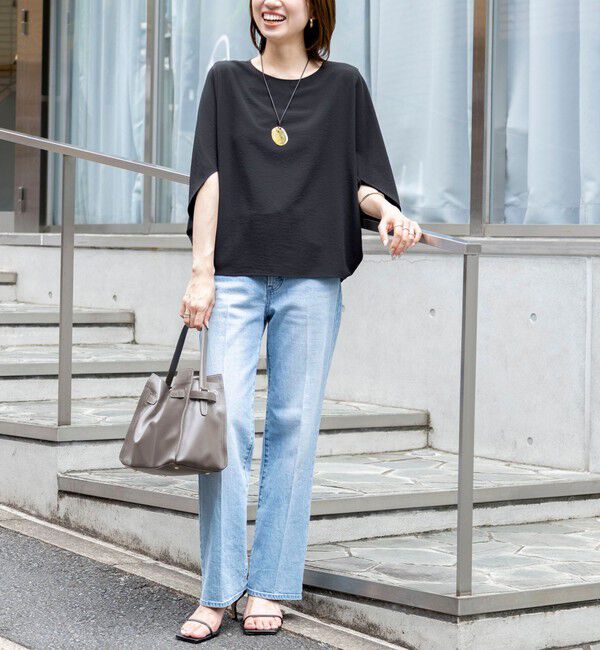NOLLEY'S「【WEB限定】ウォッシャブルジョーゼットコクーンブラウス」|シャツ・ブラウス|