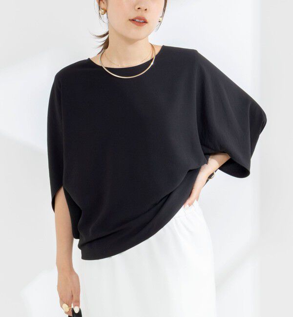 NOLLEY'S「【WEB限定】ウォッシャブルジョーゼットコクーンブラウス」|シャツ・ブラウス|