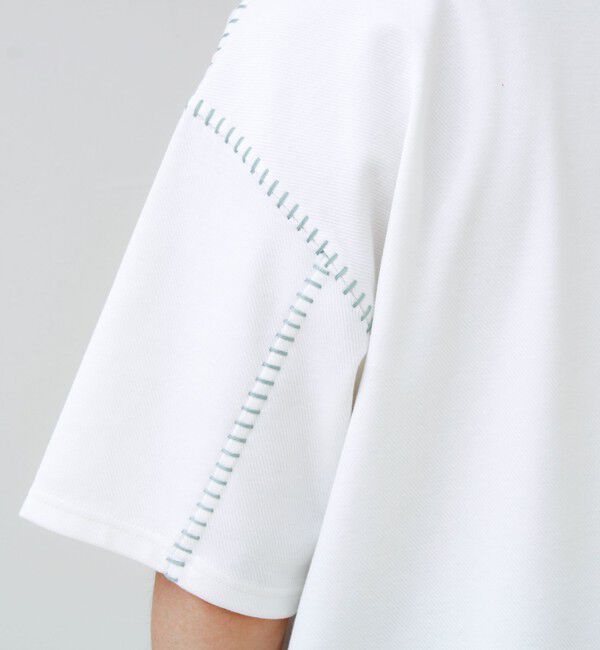 GLOSTER「【セットアップ対応】カルゼラダーステッチ クルーネックTシャツ」|Tシャツ・カットソー|