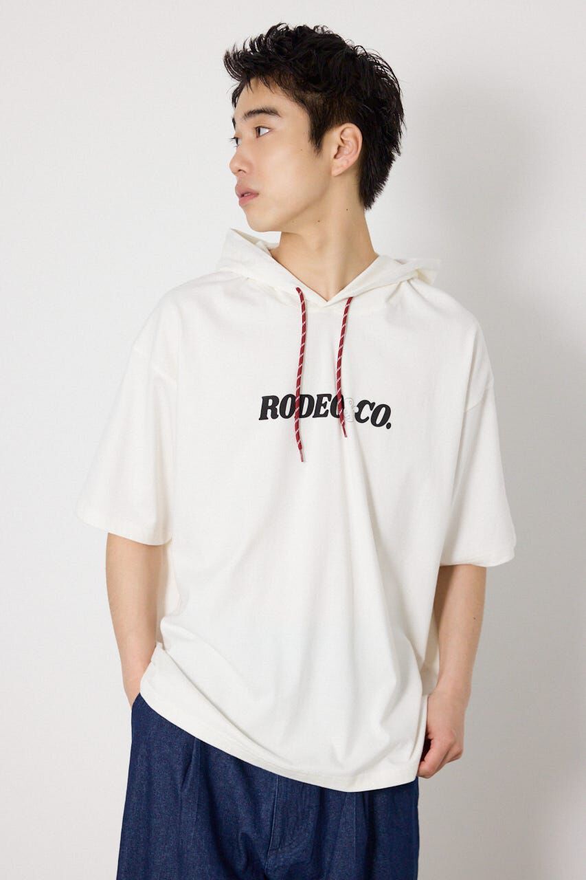 RODEO CROWNS「&ロゴフードTシャツ」|Tシャツ・カットソー|WHT