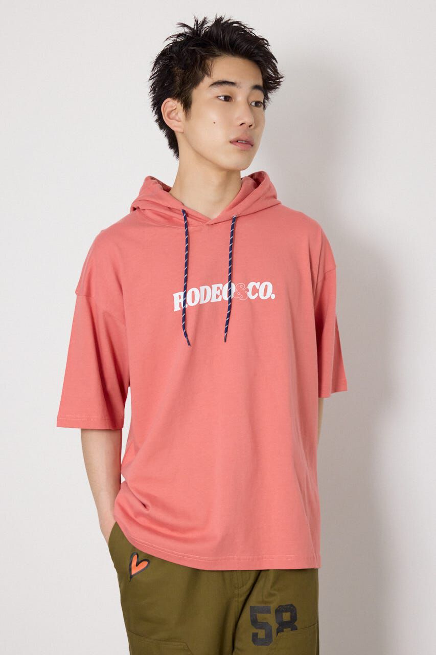 RODEO CROWNS「&ロゴフードTシャツ」|Tシャツ・カットソー|D/PNK3