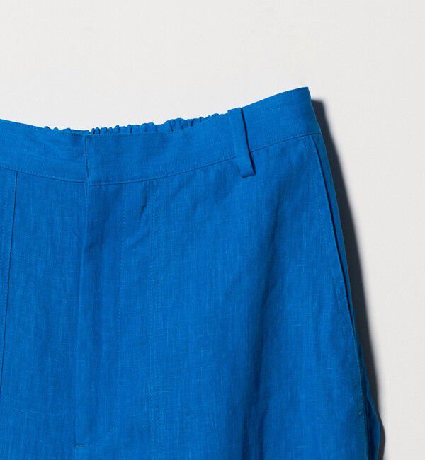UNITED ARROWS「リネン パッチポケット イージーパンツ ‐ウォッシャブル‐」|チノ|