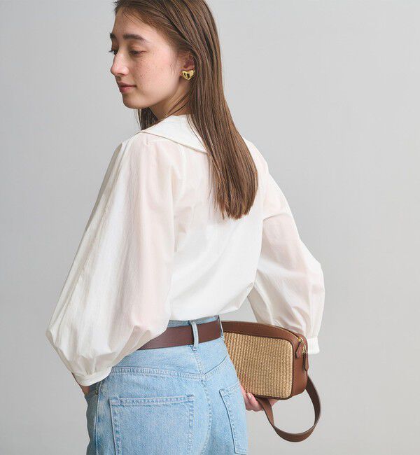 UNITED ARROWS「ビック カラー ブラウス ‐はっ水 ウォッシャブル‐」|シャツ・ブラウス|