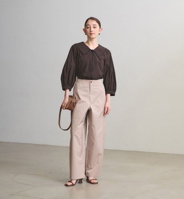 UNITED ARROWS「ビック カラー ブラウス ‐はっ水 ウォッシャブル‐」|シャツ・ブラウス|