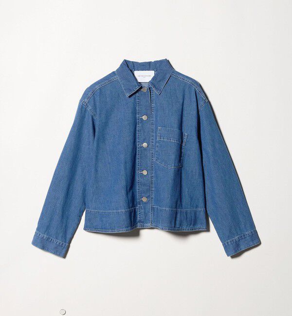 UNITED ARROWS「ステッチ フレア デニムジャケット」|デニムジャケット|
