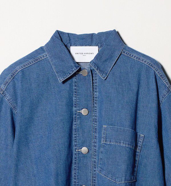 UNITED ARROWS「ステッチ フレア デニムジャケット」|デニムジャケット|