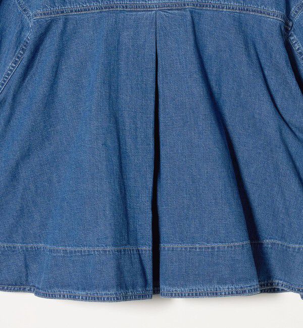 UNITED ARROWS「ステッチ フレア デニムジャケット」|デニムジャケット|