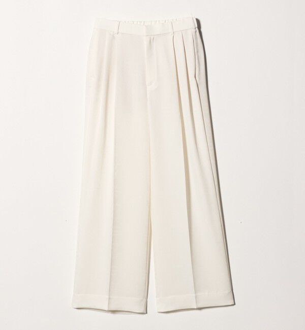 UNITED ARROWS「バンダナ 2タック ワイドパンツ ‐ウォッシャブル‐」|チノ|