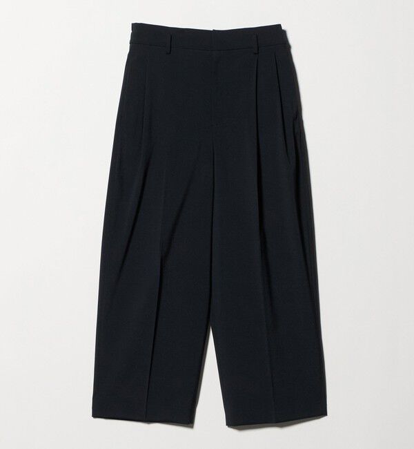 UNITED ARROWS「タック テーパード クロップド パンツ」|チノ|