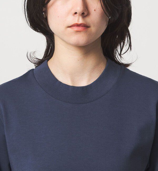 UNITED ARROWS green label relaxing「＜スタイリスト兵藤千尋さんコラボ＞ワイドネック Tシャツ UVカット」|Tシャツ・カットソー|