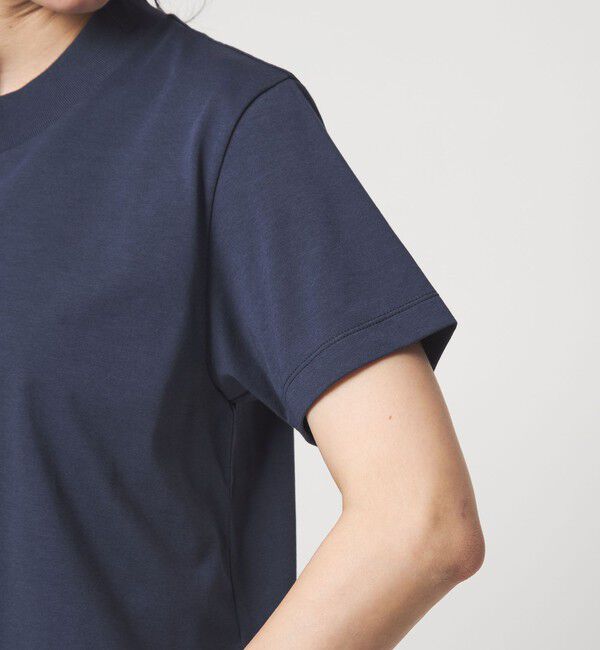 UNITED ARROWS green label relaxing「＜スタイリスト兵藤千尋さんコラボ＞ワイドネック Tシャツ UVカット」|Tシャツ・カットソー|