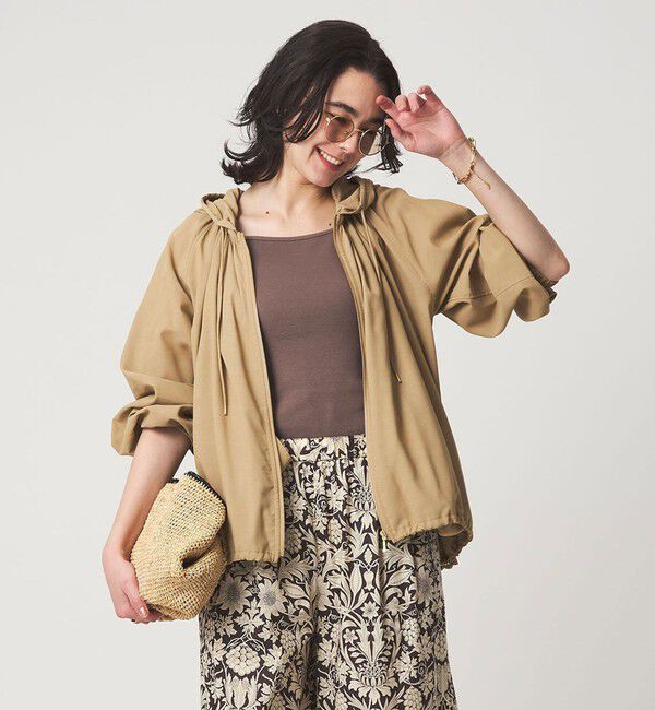UNITED ARROWS green label relaxing「シアー フーディ ブルゾン マシンウォッシャブル UVカット 通気性」|ブルゾン・スタジャン|