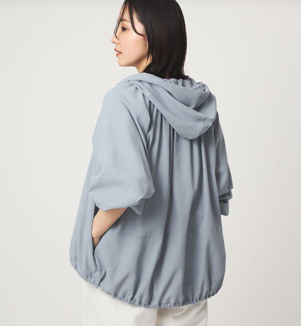 UNITED ARROWS green label relaxing「シアー フーディ ブルゾン マシンウォッシャブル UVカット 通気性」|ブルゾン・スタジャン|