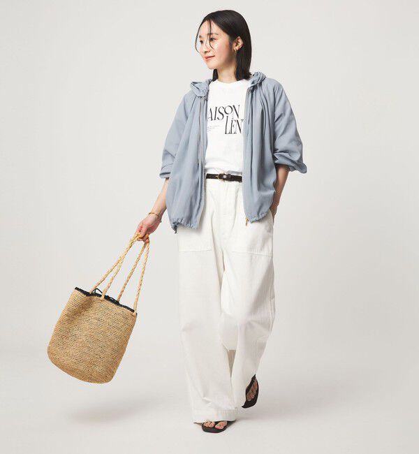 UNITED ARROWS green label relaxing「シアー フーディ ブルゾン マシンウォッシャブル UVカット 通気性」|ブルゾン・スタジャン|
