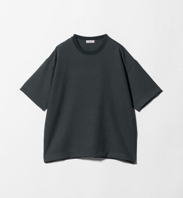 BEAUTY&YOUTH UNITED ARROWS「フュージョンツイル クルーネック Tシャツ UVカット 透け防止 ストレッチ 」|Tシャツ・カットソー|