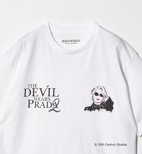 BEAUTY&YOUTH UNITED ARROWS「【別注】＜プラダを着た悪魔2＞ MILANDA / プリント Tシャツ」|Tシャツ・カットソー|