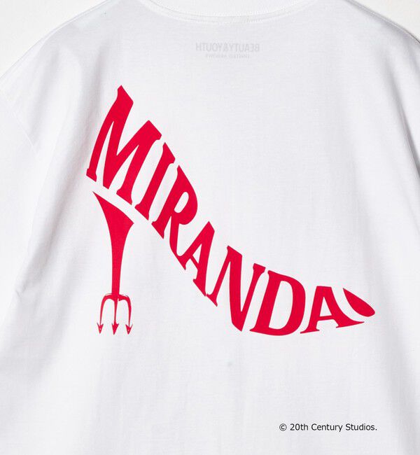 BEAUTY&YOUTH UNITED ARROWS「【別注】＜プラダを着た悪魔2＞ MILANDA / プリント Tシャツ」|Tシャツ・カットソー|