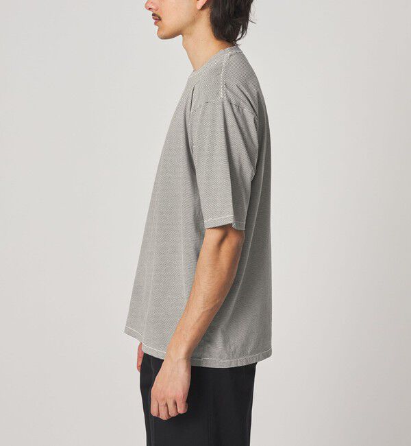 STEVEN ALAN「＜Steven Alan＞ サイロ ボーダー クルーネック Tシャツ」|Tシャツ・カットソー|