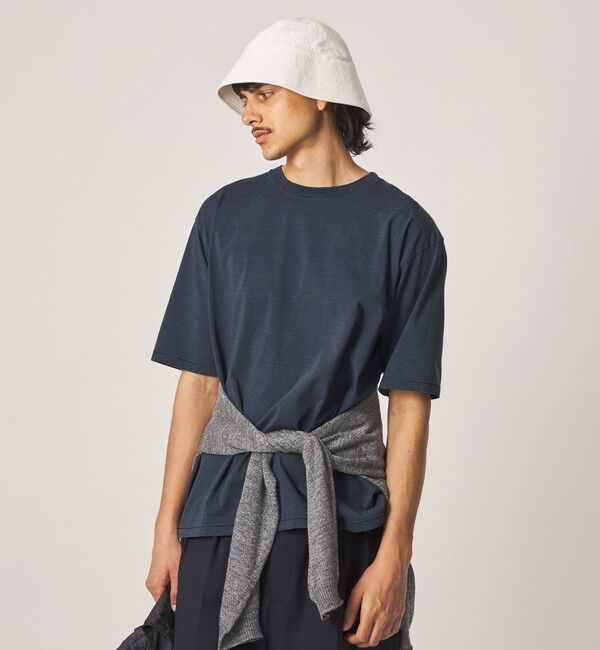 STEVEN ALAN「＜Steven Alan＞ サイロ ボーダー クルーネック Tシャツ」|Tシャツ・カットソー|