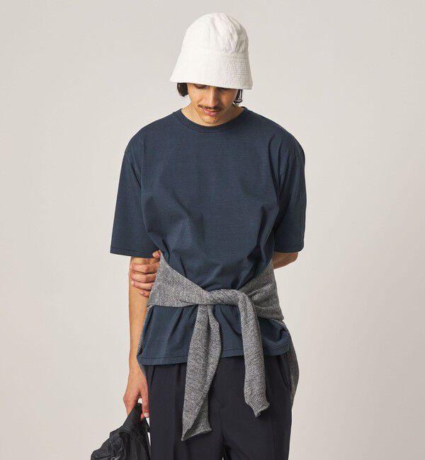 STEVEN ALAN「＜Steven Alan＞ サイロ ボーダー クルーネック Tシャツ」|Tシャツ・カットソー|
