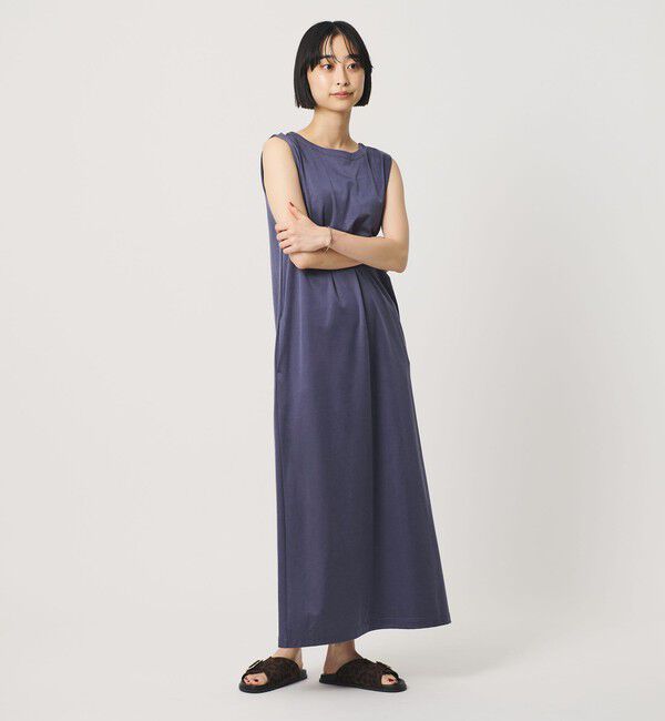 BEAUTY&YOUTH UNITED ARROWS「キュプラポリエステル バックオープンワンピース」|ワンピース|