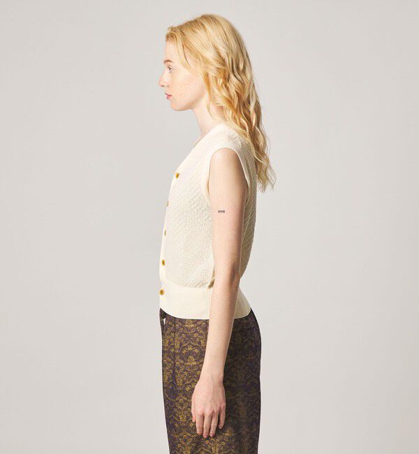 STEVEN ALAN「＜Steven Alan＞スクエア ジャガード ベスト」|ニット・セーター|