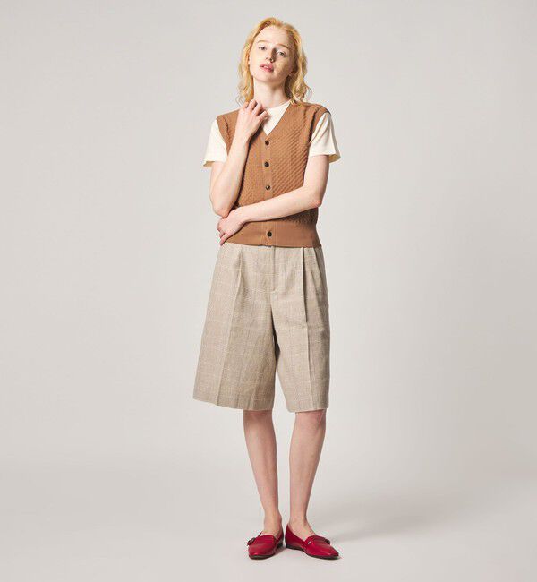 STEVEN ALAN「＜Steven Alan＞スクエア ジャガード ベスト」|ニット・セーター|
