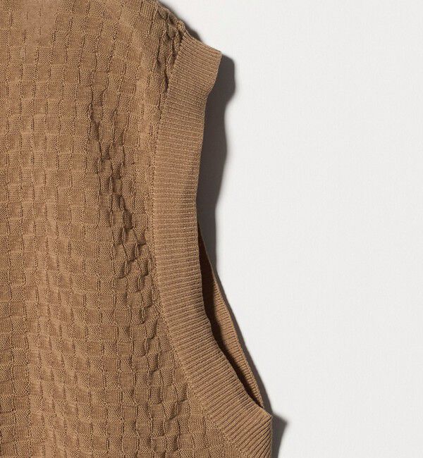STEVEN ALAN「＜Steven Alan＞スクエア ジャガード ベスト」|ニット・セーター|