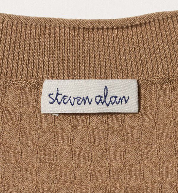 STEVEN ALAN「＜Steven Alan＞スクエア ジャガード ベスト」|ニット・セーター|