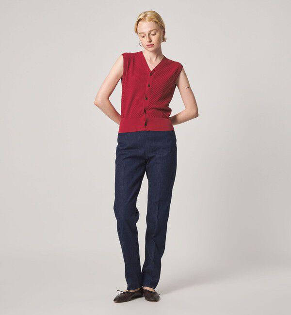 STEVEN ALAN「＜Steven Alan＞スクエア ジャガード ベスト」|ニット・セーター|