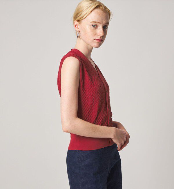 STEVEN ALAN「＜Steven Alan＞スクエア ジャガード ベスト」|ニット・セーター|