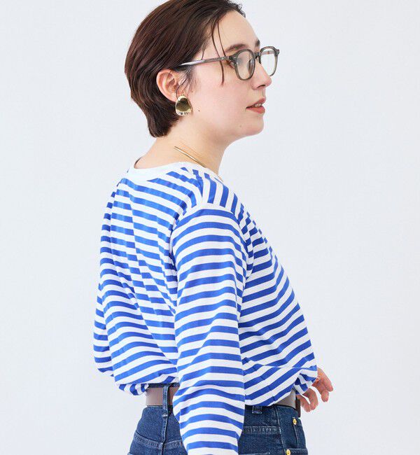 Rie Miller「ウォッシャブルロングスリーブＴシャツGIZA COTTON」|Tシャツ・カットソー|