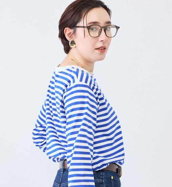 Rie Miller「ウォッシャブルロングスリーブＴシャツGIZA COTTON」|Tシャツ・カットソー|