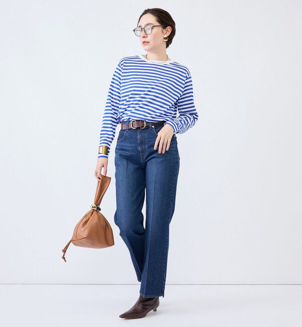 Rie Miller「ウォッシャブルロングスリーブＴシャツGIZA COTTON」|Tシャツ・カットソー|