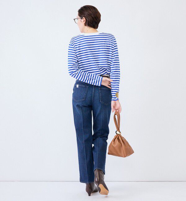Rie Miller「ウォッシャブルロングスリーブＴシャツGIZA COTTON」|Tシャツ・カットソー|