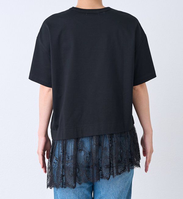  「ヘムレースカットソー」|Tシャツ・カットソー|