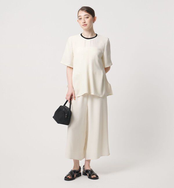 UNITED ARROWS「COMFY イレギュラー ヘム ブラウス ‐防汚 UVカット ウォッシャブル‐」|シャツ・ブラウス|