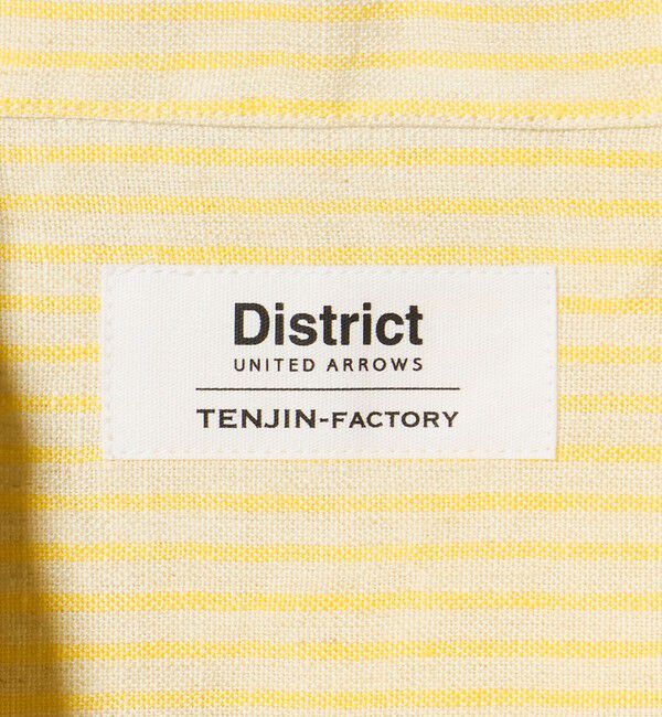UNITED ARROWS「＜District＞リネン オックスフォード オープンカラーシャツ」|シャツ・ブラウス|