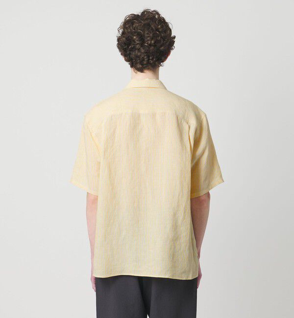 UNITED ARROWS「＜District＞リネン オックスフォード オープンカラーシャツ」|シャツ・ブラウス|