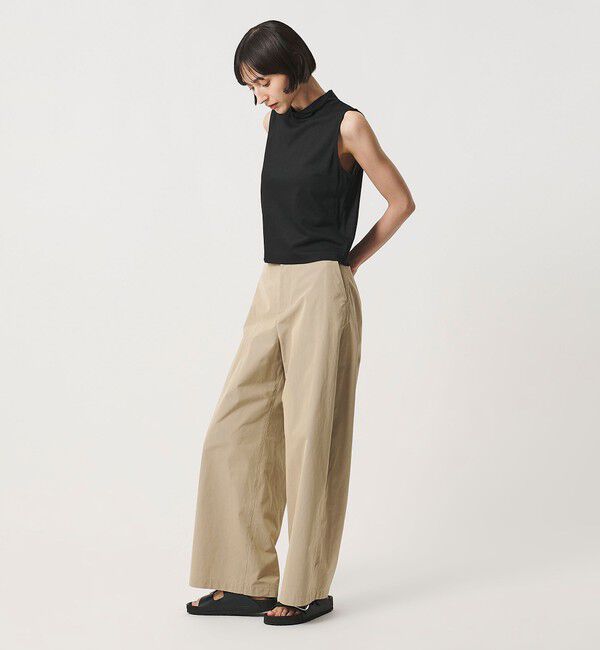 UNITED ARROWS「＜MIYAGI YUKA&times;TO UNITED ARROWS＞スタンドカラー ノースリーブ カットソー」|Tシャツ・カットソー|