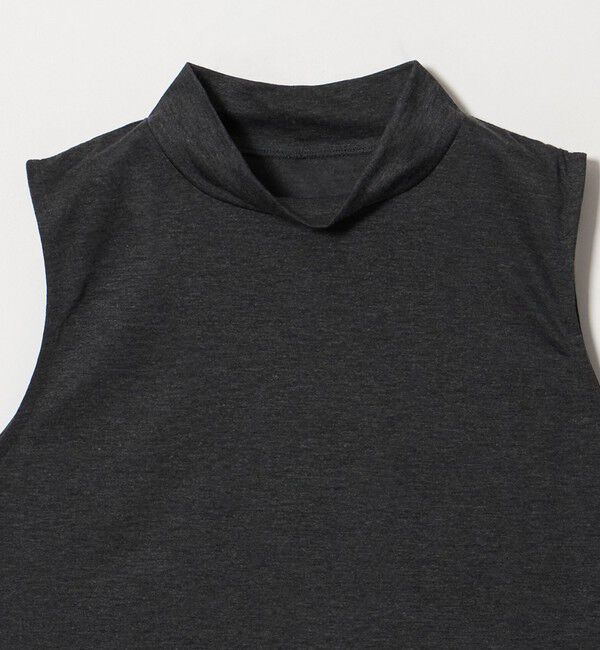 UNITED ARROWS「＜MIYAGI YUKA&times;TO UNITED ARROWS＞スタンドカラー ノースリーブ カットソー」|Tシャツ・カットソー|