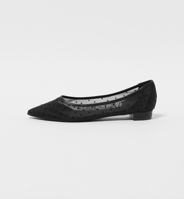UNITED ARROWS green label relaxing「ポインテッド チュール フラットシューズ」|パンプス|