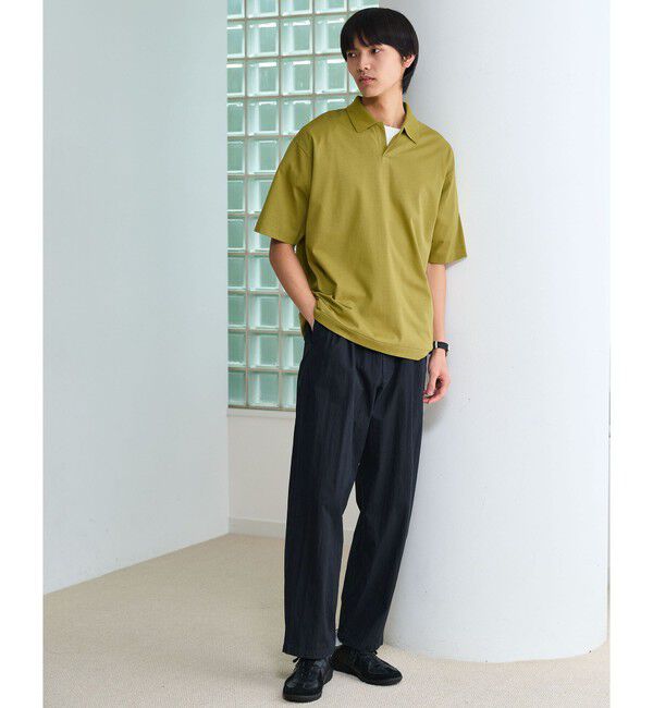UNITED ARROWS green label relaxing「クリア MVS スキッパー 半袖 ポロシャツ」|Tシャツ・カットソー|