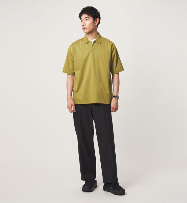 UNITED ARROWS green label relaxing「クリア MVS スキッパー 半袖 ポロシャツ」|Tシャツ・カットソー|