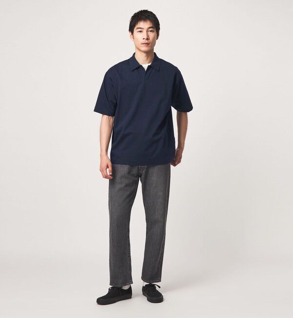 UNITED ARROWS green label relaxing「クリア MVS スキッパー 半袖 ポロシャツ」|Tシャツ・カットソー|