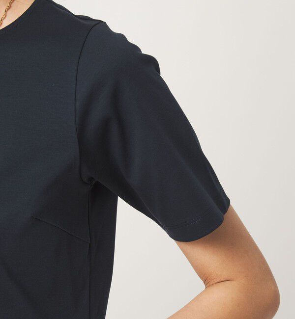 UNITED ARROWS green label relaxing「スムース イレヘム ペプラム カットソー 接触冷感」|Tシャツ・カットソー|