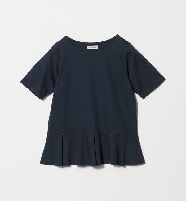 UNITED ARROWS green label relaxing「スムース イレヘム ペプラム カットソー 接触冷感」|Tシャツ・カットソー|