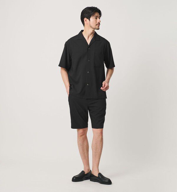 BEAUTY&YOUTH UNITED ARROWS「【WEB限定 WARDROBE SMART】 Reflax オープンカラー シャツ」|シャツ・ブラウス|